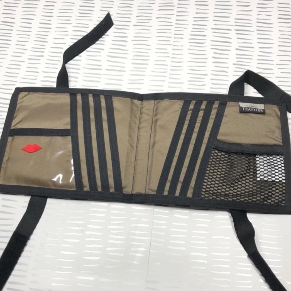 L.L. Bean Tan and Black Travel Organizer